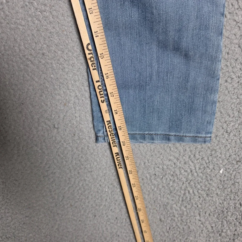 Levis Jeans Boys Size 7X Reg Light Wash 514 Slim Straight Lightweight Adjustable